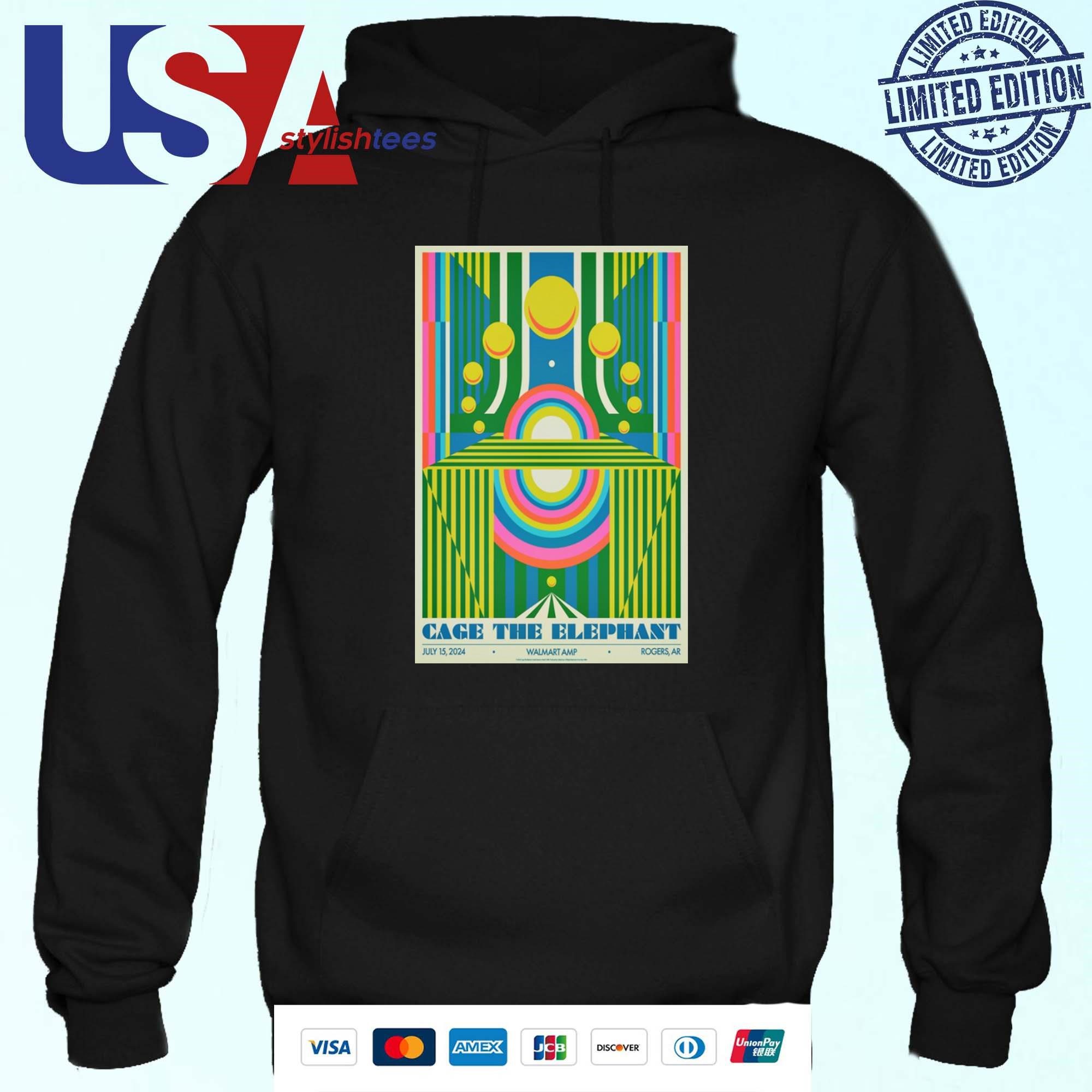 official-cage-the-elephant-walmart-amp-rogers-ar-july-15-2024-hoodie Official Cage The Elephant Walmart AMP Rogers AR July 15 2024 Hoodie
