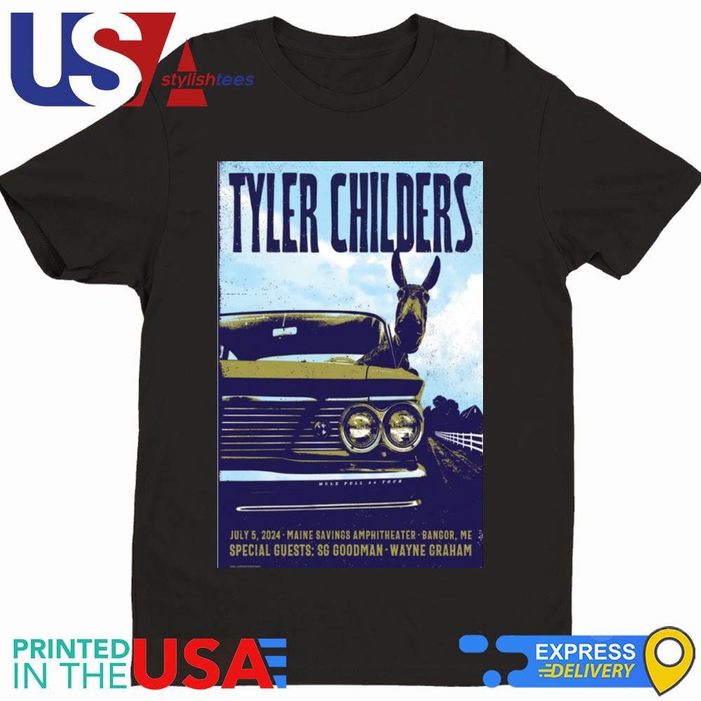 tyler-childers-show-at-maine-savings-amphitheater-on-july-5-2024-t-shirt-1 Tyler Childers Concert At Maine Savings Amphitheater On July 5 2024 Shirt