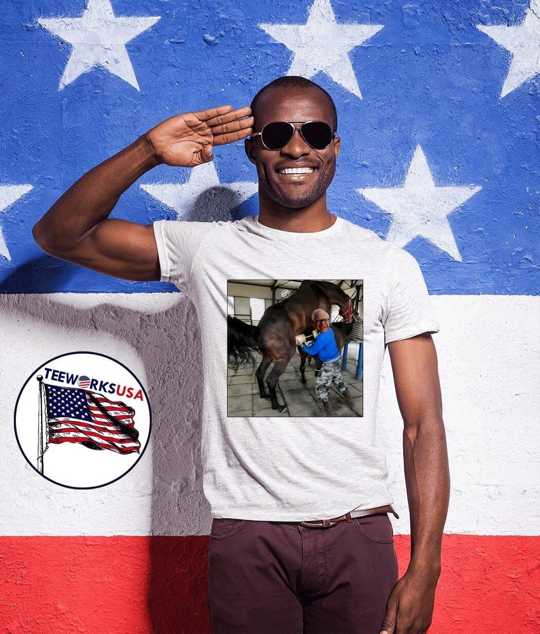 tim-walz-had-his-stomach-pumped-because-he-drank-too-much-horse-semen-unisex-t-shirt-1 Tim Walz had his stomach pumped because he drank too much horse semen shirt