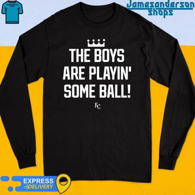Official The Boys Are Playin' Some Ball Long Sleeve