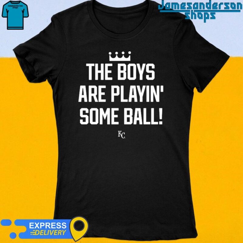 Official The Boys Are Playin' Some Ball Women's t-shirt