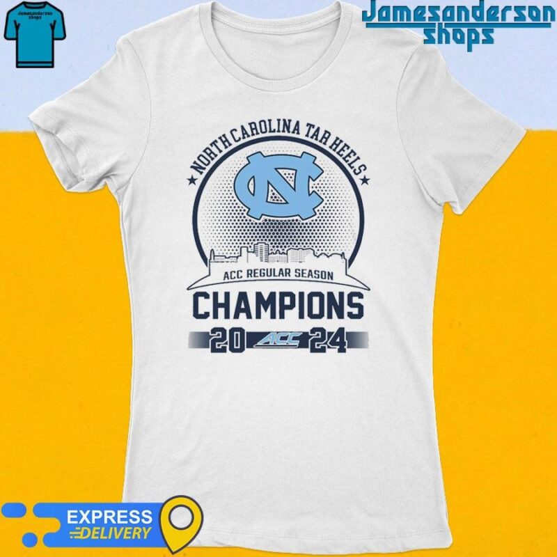 North Carolina Tar Heels ACC Regular Season Champions 2024 shirt