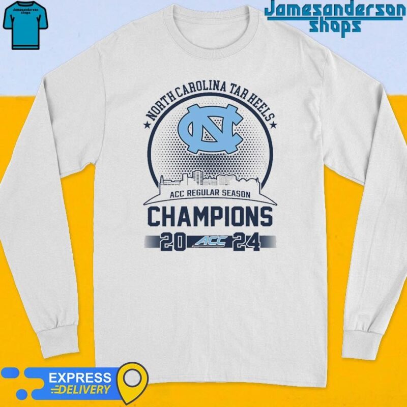 North Carolina Tar Heels ACC Regular Season Champions 2024 shirt Long Sleeve