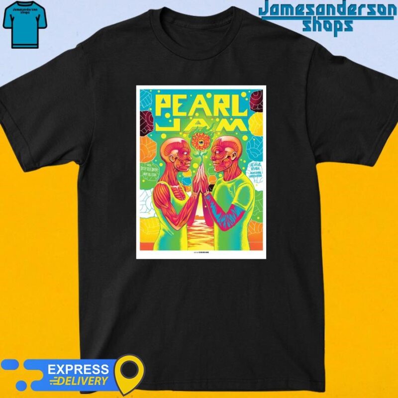 Pearl Jam With Deep Sea Diver May 18,2024 Las Vegas Nevada MGM Grand Garden Arena Tour shirt