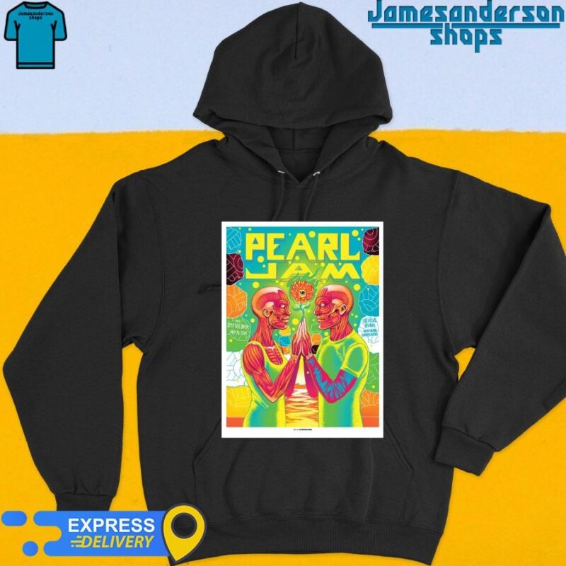 Pearl Jam With Deep Sea Diver May 18,2024 Las Vegas Nevada MGM Grand Garden Arena Tour Hoodie