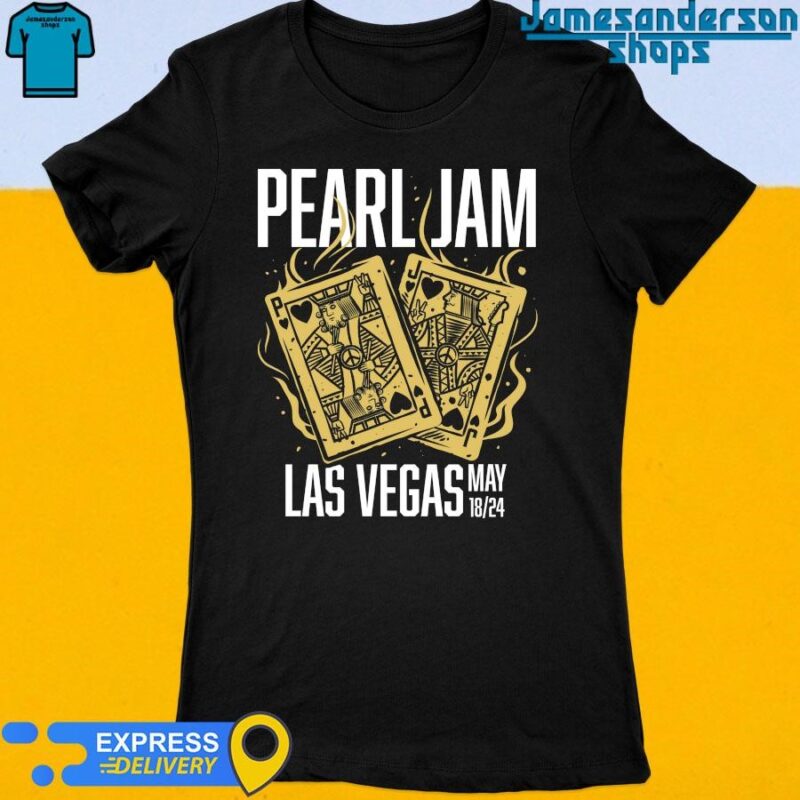 Pearl Jam MGM Grand Garden Arena Las Vegas Tour 2024 Women's t-shirt