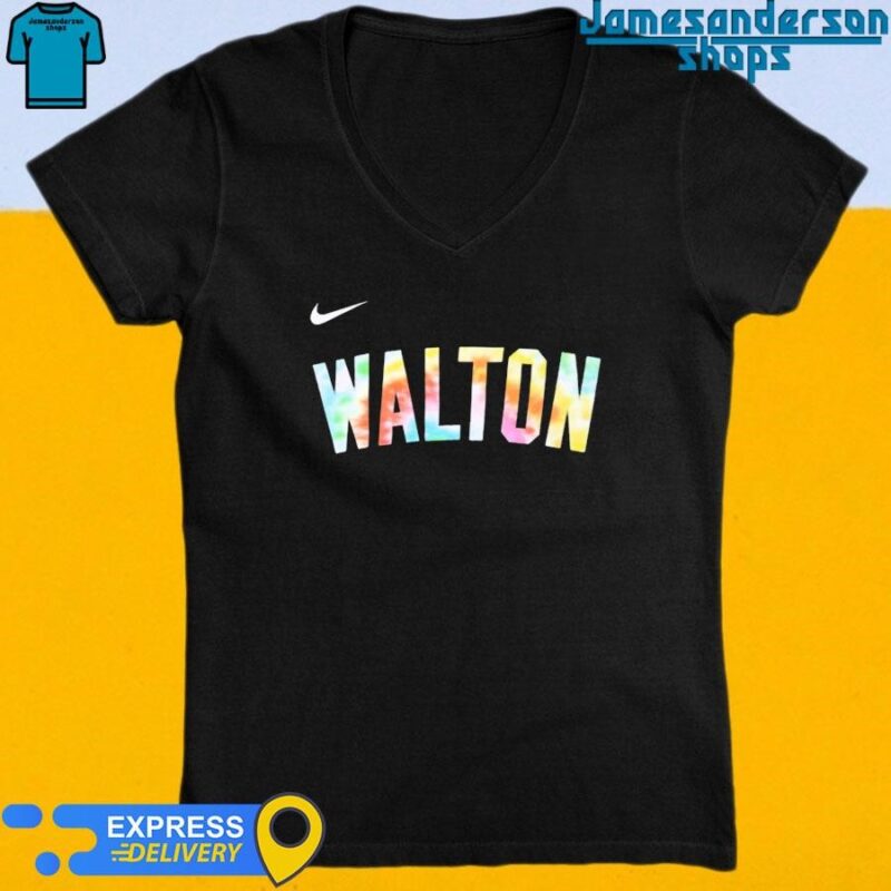 Official Boston Celtics vs Dallas Mavericks Nike X Bill Walton V-Neck