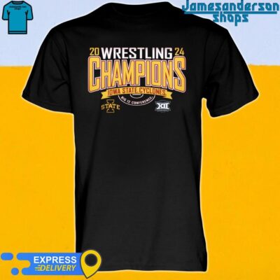 Iowa State Cyclones Big 12 Conference 2024 Wrestling Champions shirt