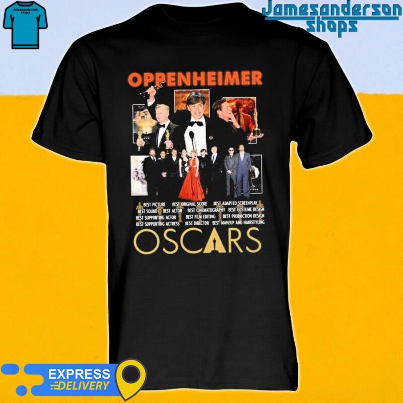 Oppenheimer Oscars 2024 shirt