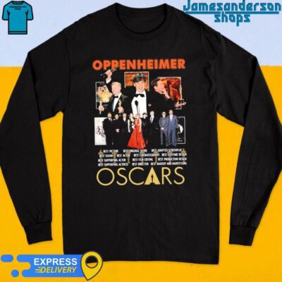 Oppenheimer Oscars 2024 shirt Long Sleeve