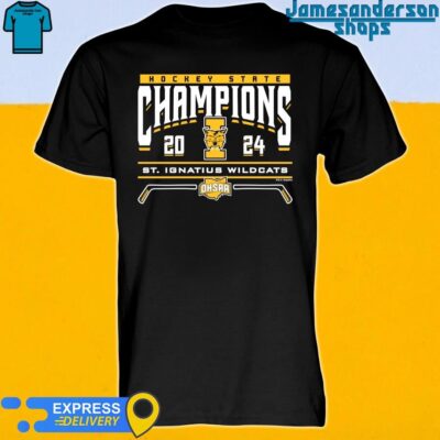 St Ignatius Wildcats 2024 Hockey State Champions shirt