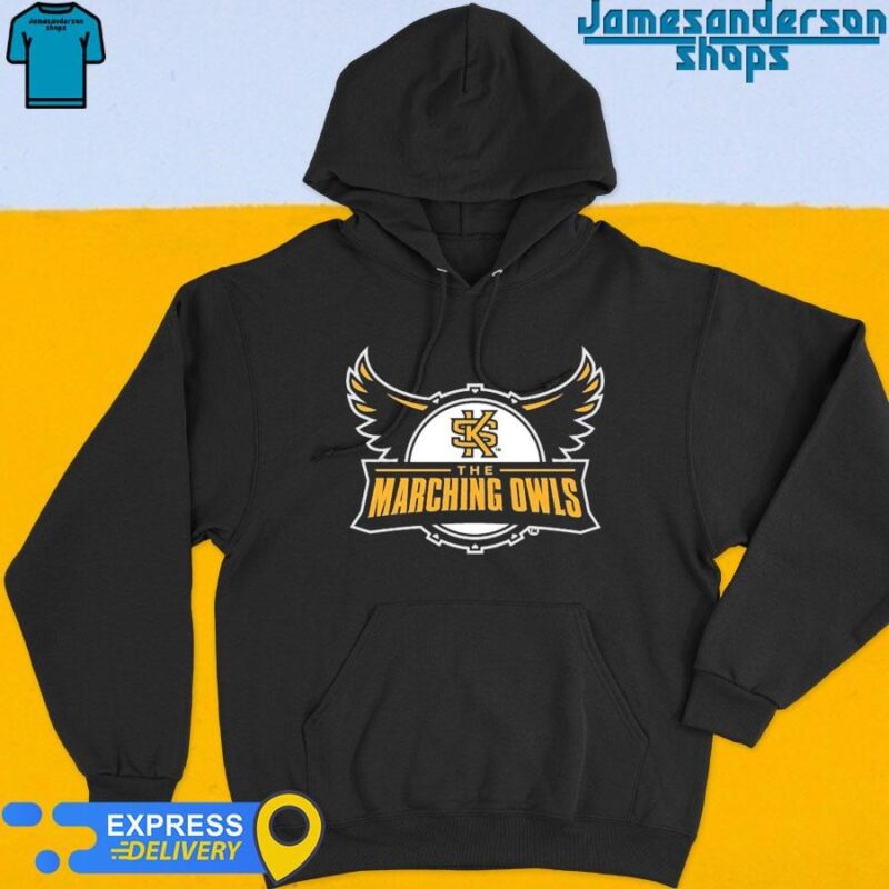 Official The Marching Owls Logo Hoodie