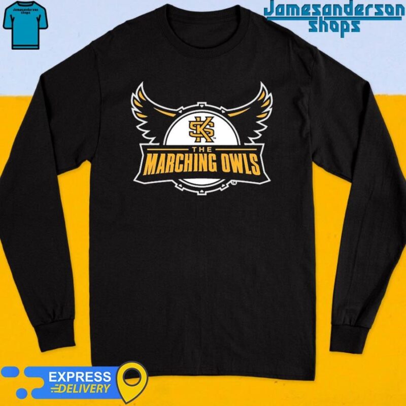 Official The Marching Owls Logo Long Sleeve