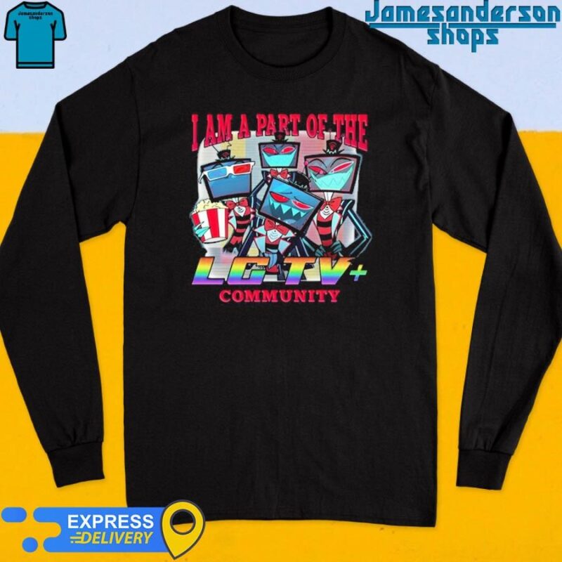 Official I Am A Part Of The Lg Tv Community Vox Hazbin Hotel Long Sleeve
