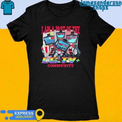 Official I Am A Part Of The Lg Tv Community Vox Hazbin Hotel Women's t-shirt