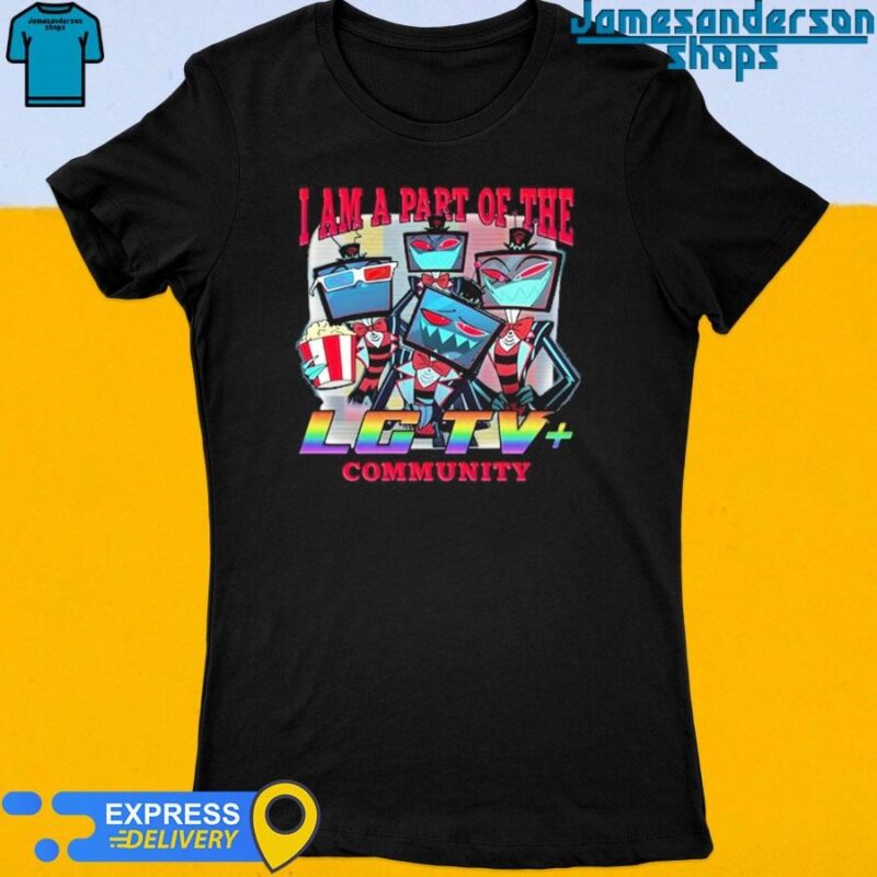 Official I Am A Part Of The Lg Tv Community Vox Hazbin Hotel Women's t-shirt