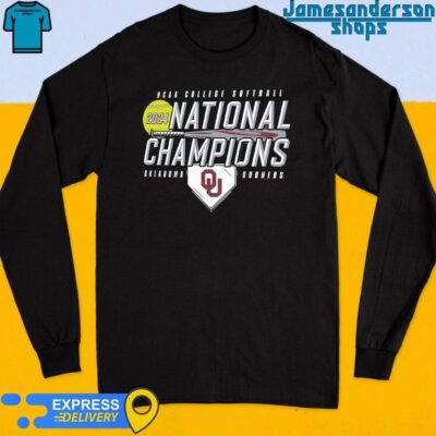 Official Oklahoma Sooners 2024 NCAA College Softball National Champions Long Sleeve
