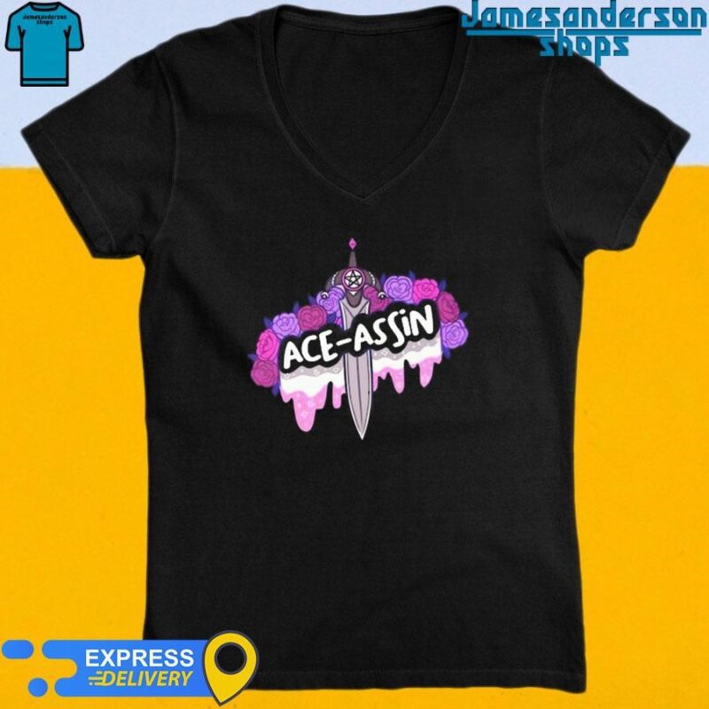 Official Assassin Asexual Rogue Pride V-Neck