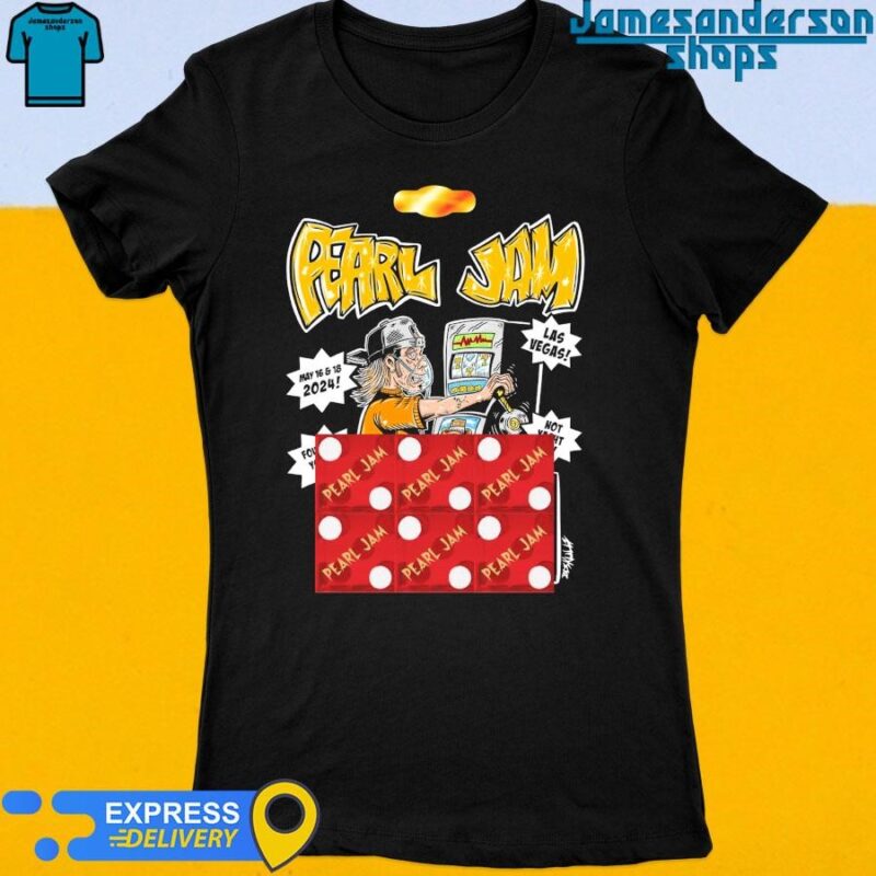 Pearl Jam May 16&18,2024 Las Vegas Tour Nevada Women's t-shirt