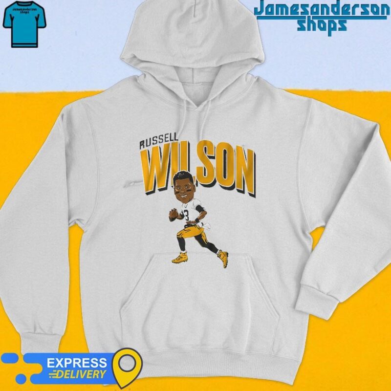 Official Pittsburgh Steelers Russell Wilson Caricature shirt Hoodie