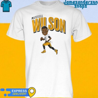 Official Pittsburgh Steelers Russell Wilson Caricature shirt T-Shirt