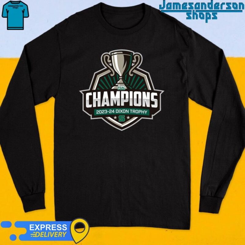 Official Slippery Rock University 2023-2024 Win Dixon Trophy Champions Long Sleeve