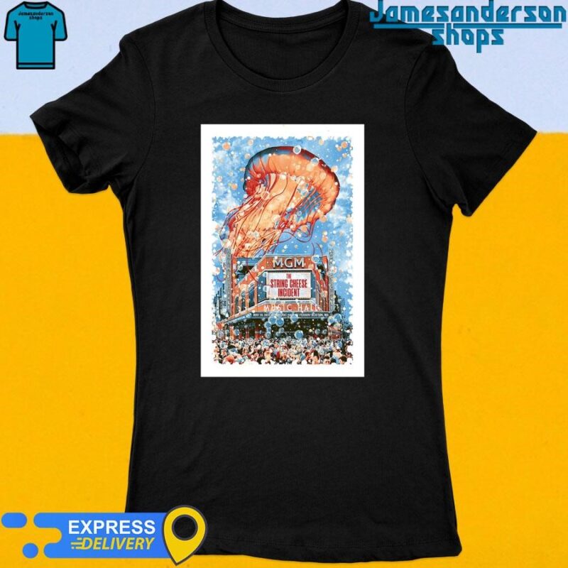Official The String Cheese Incident May 18 2024 MGM Fenway Boston MA Poster Women's t-shirt