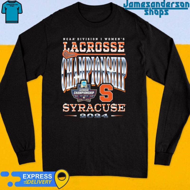 Official Syracuse Orange 2024 NCAA Division I Women's Lacrosse Championship Long Sleeve