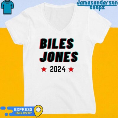 Official Nanner Biles Jones 2024 V-Neck