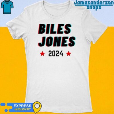 Official Nanner Biles Jones 2024 Women's t-shirt