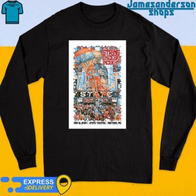 Official The String Cheese Incident May 19 2024 State Theatre Portland ME Poster Long Sleeve