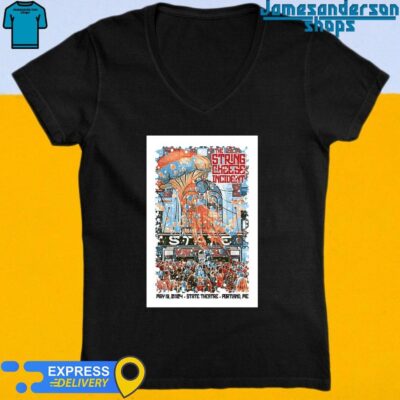 Official The String Cheese Incident May 19 2024 State Theatre Portland ME Poster V-Neck