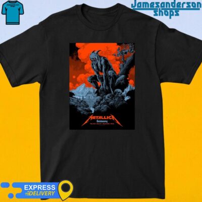 Official Metallica Germany May 24th and 26th 2024 Olympiastadion Munich shirt