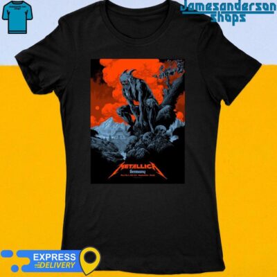 Official Metallica Germany May 24th and 26th 2024 Olympiastadion Munich Women's t-shirt