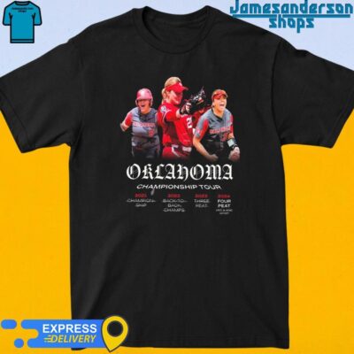 Official Oklahoma Sooners Softball Completes The First Four Peat In WCWS History shirt