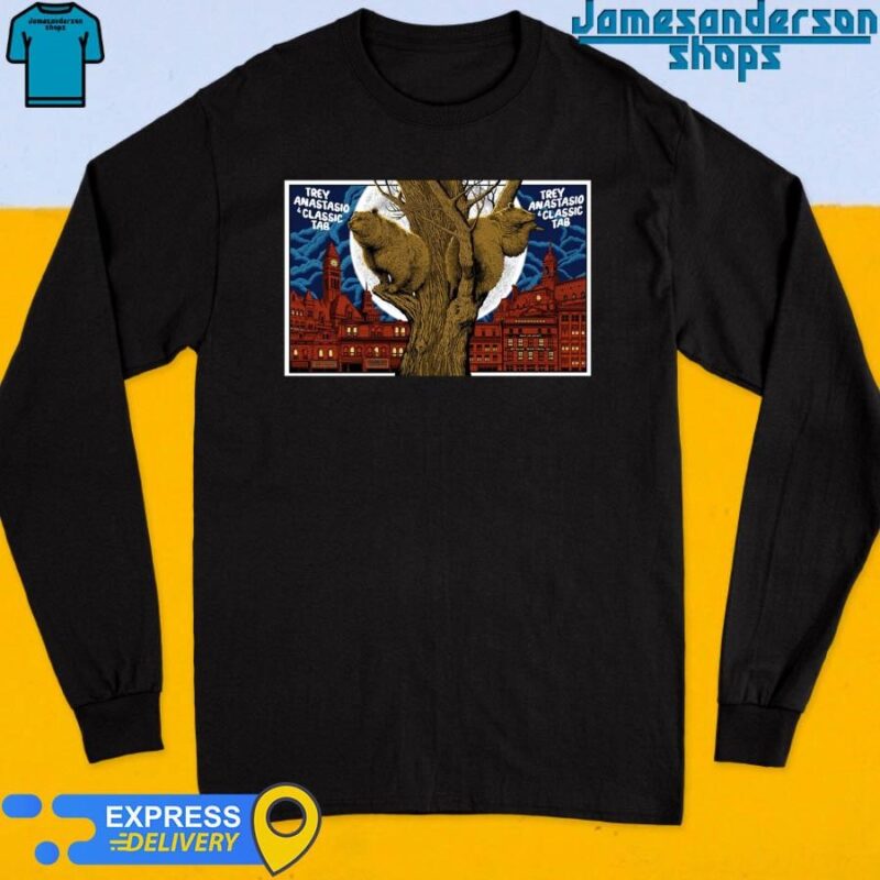 Official Trey Anastasio And Classic Tab May 18-19 2024 Poster Long Sleeve