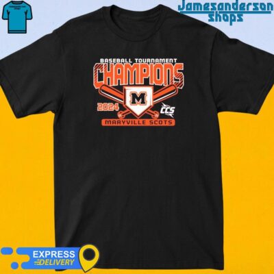 Official Maryville College Baseball 2024 CCS Tournament Champions shirt