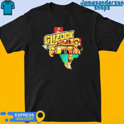 Official Key-Glock Texas X Glizzzock shirt