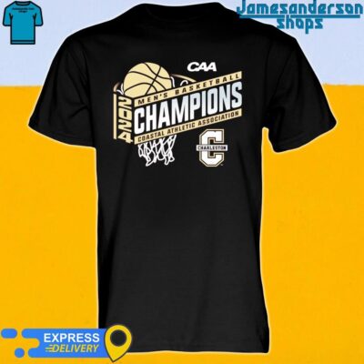 Official Charleston Cougars 2024 CAA Men's Basketball Conference Tournament Champions shirt