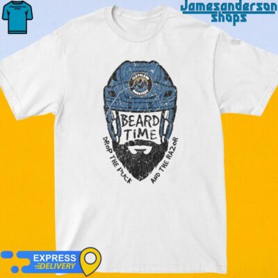 Official Cleveland Monsters Beard Time Drop the Puck and the Brazor shirt