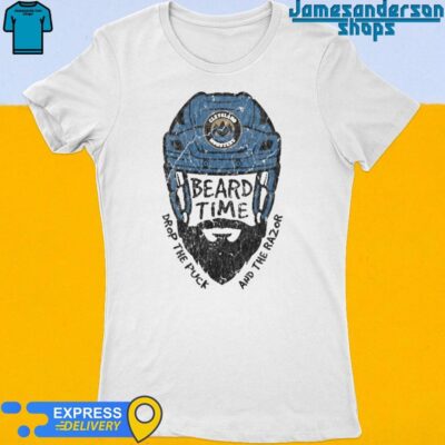 Official Cleveland Monsters Beard Time Drop the Puck and the Brazor Women's t-shirt