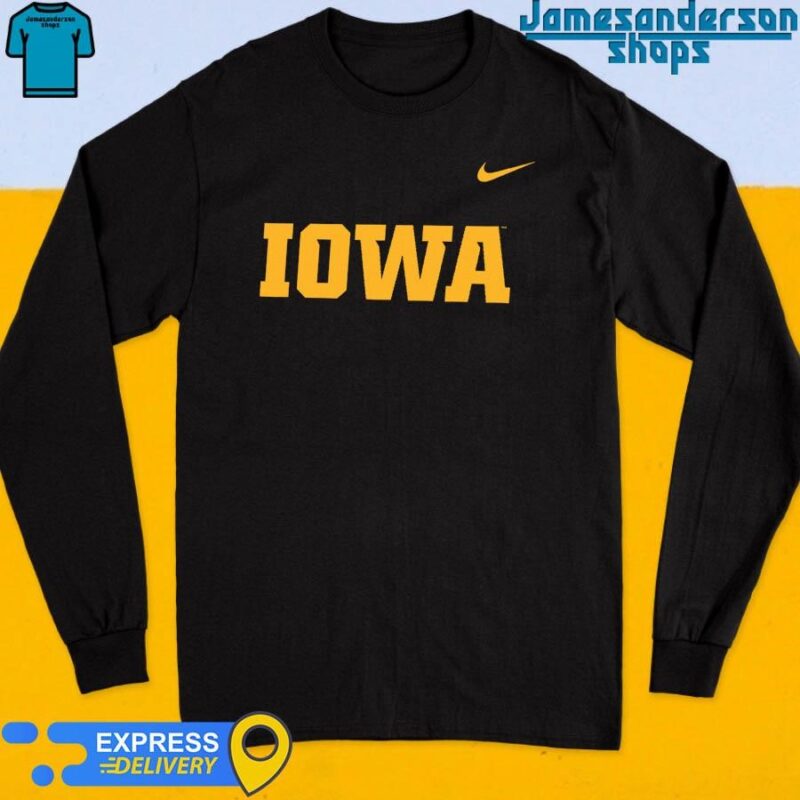 Iowa Hawkeyes Nike School Logo Legend Performance Long Sleeve