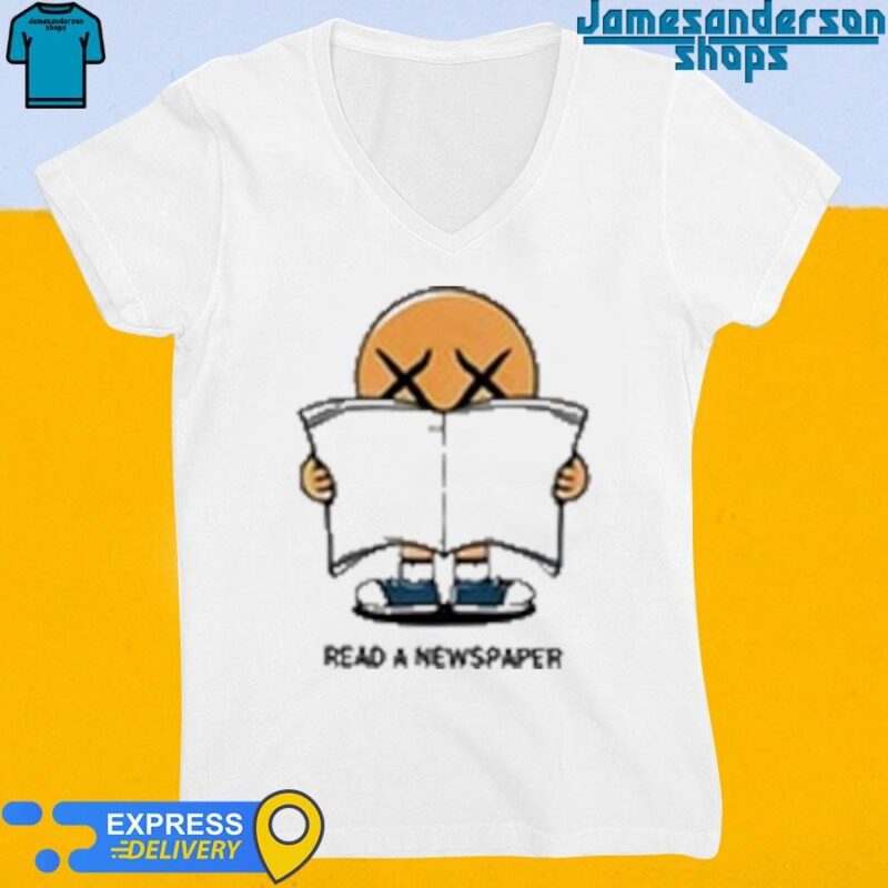 Official Read A Newspaper V-Neck