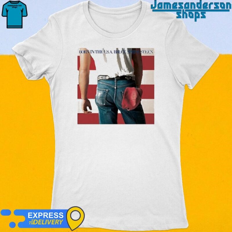 Official Bruce Springsteen & The E-Street Band Born In The U.S.A 40th Anniversary Women's t-shirt