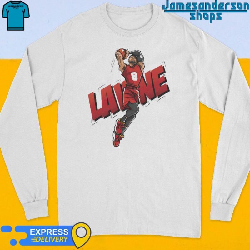 Official Zach LaVine Chicago Bulls Caricature Long Sleeve