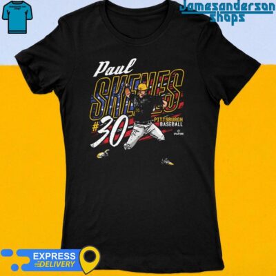 Official Paul Skenes #30 Pittsburgh Pirates American Flag Women's t-shirt