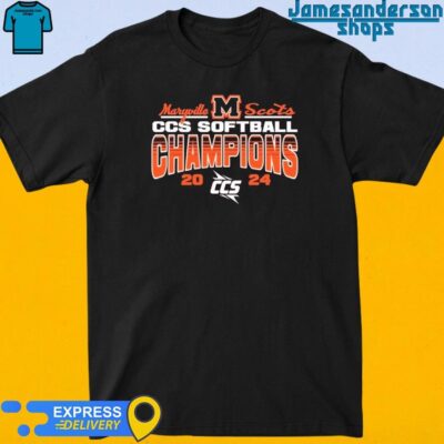 Official Maryville College Softball 2024 CCS Tournament Champions shirt