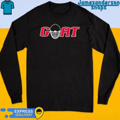 Official Hasek goat helmet shirt Long Sleeve