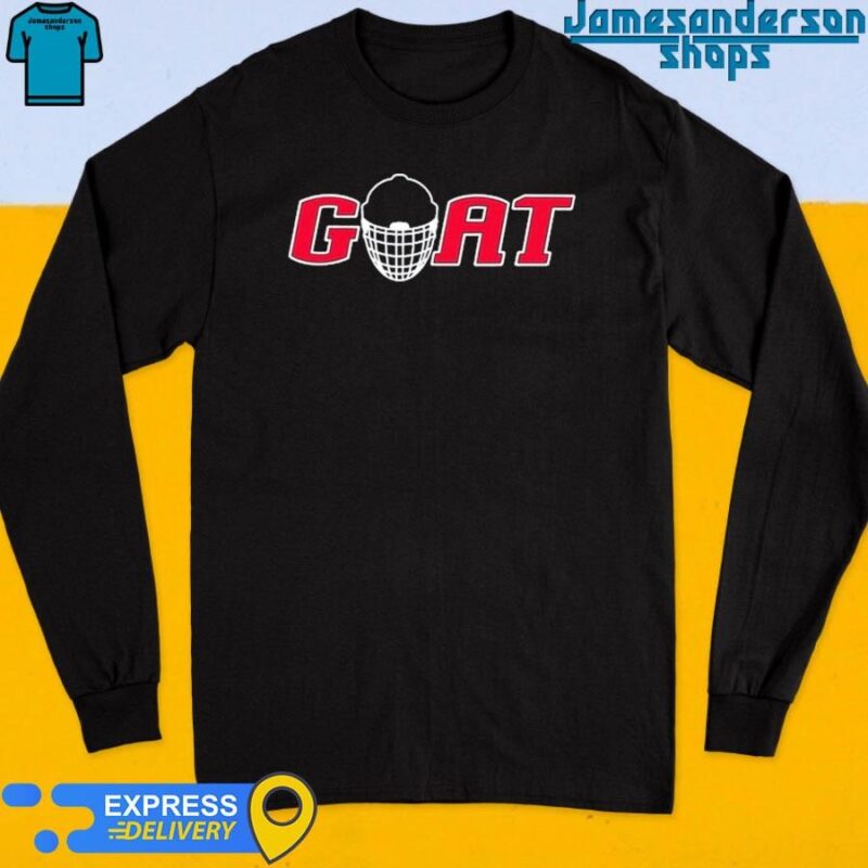Official Hasek goat helmet shirt Long Sleeve