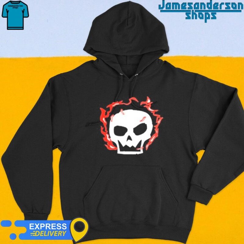 Lonely Stars A Skull Hoodie